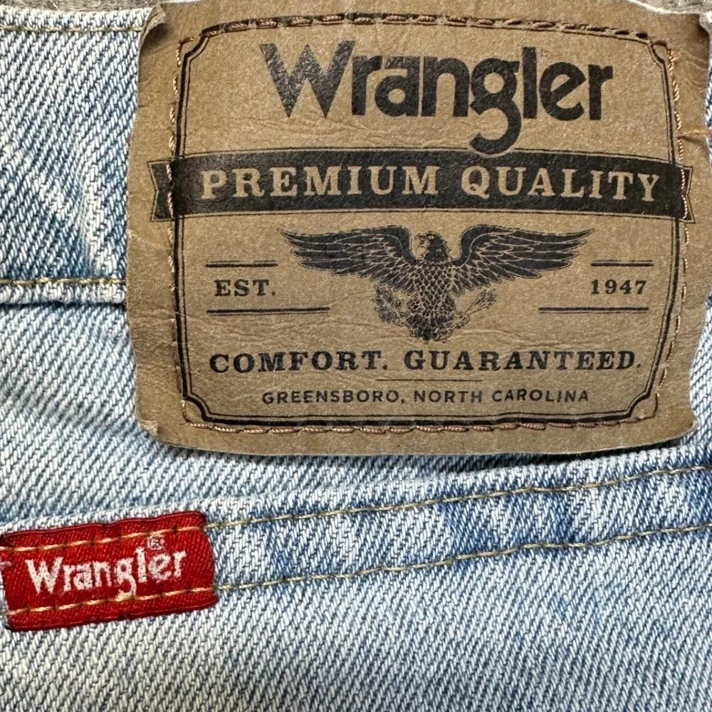 Wrangler Denim Shorts Mens 48 Light Blue Excellent Stretch Premium‎ Quality